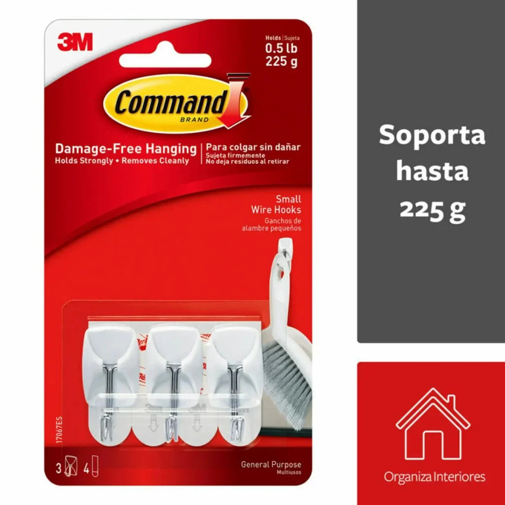 Ganchos Command® para Utensilios Blancos