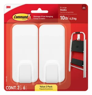 Ganchos Extra Grandes Command de 4.53 kg, 17010-2ES