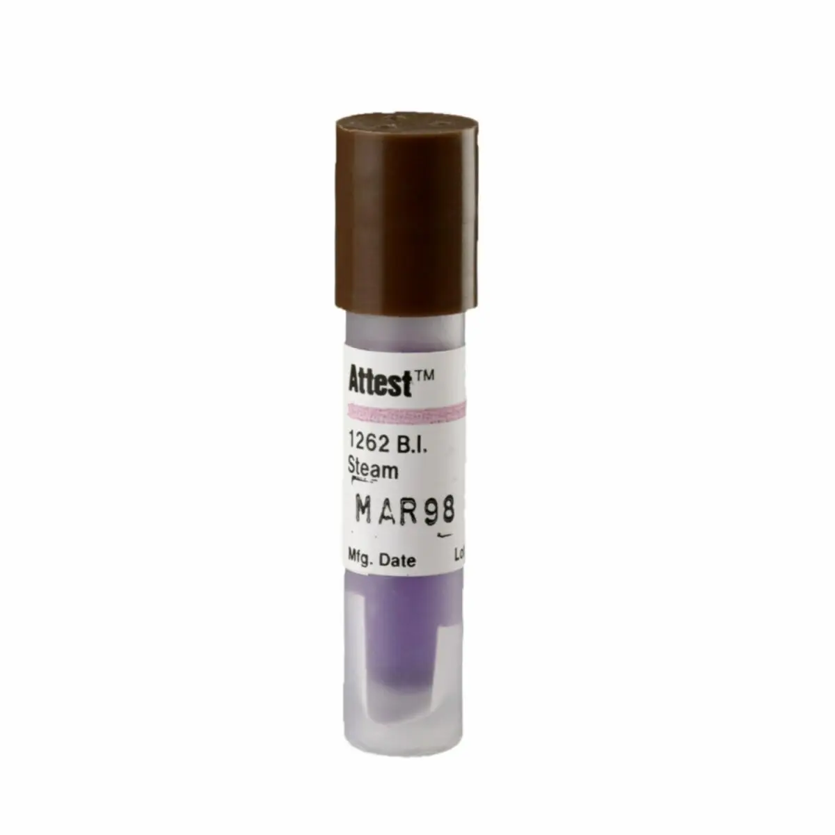 Indicador Biológico para Esterilización con Vapor 3M Attest 1262, 100/Caja