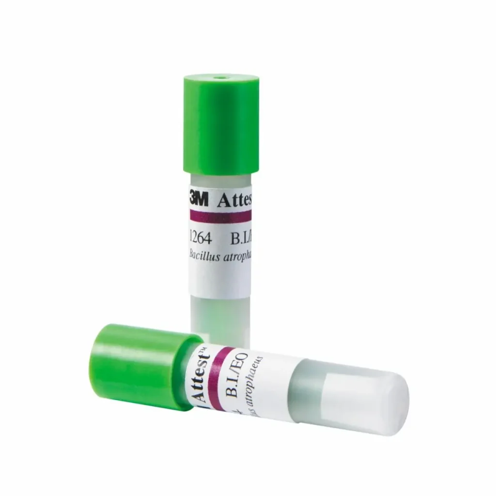Indicador Biológico para Óxido de Etileno 3M™ Attest™ 1264P, Tapa Verde, 25/Caja