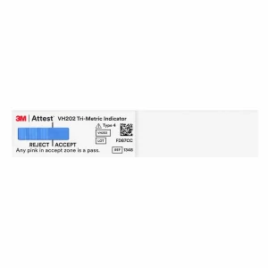 Indicadores Químicos Trimétricos 3M Attest de Peróxido de Hidrógeno Vaporizado 1348E ISO Tipo 4, 1,9 cm x 10,2 cm