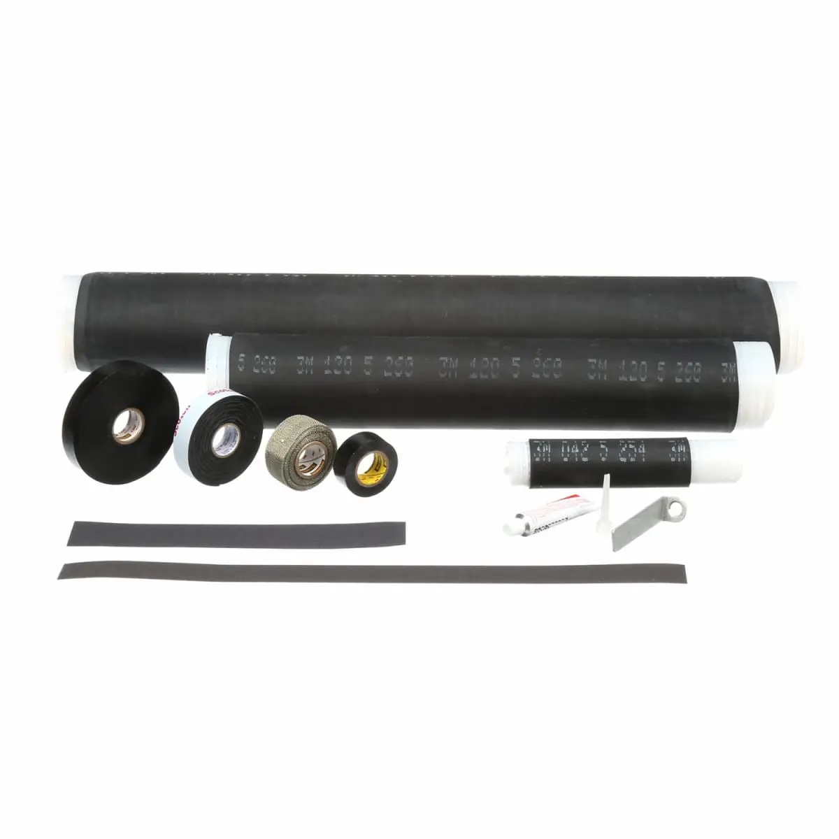 Kit de empalme portátil y termorretráctil 3M 8046-1 Uniones Mineras Autocontraíbles, Rango de Calibre de Conductor 4/0 AWG a 250 MCM 5 y 8 kV
