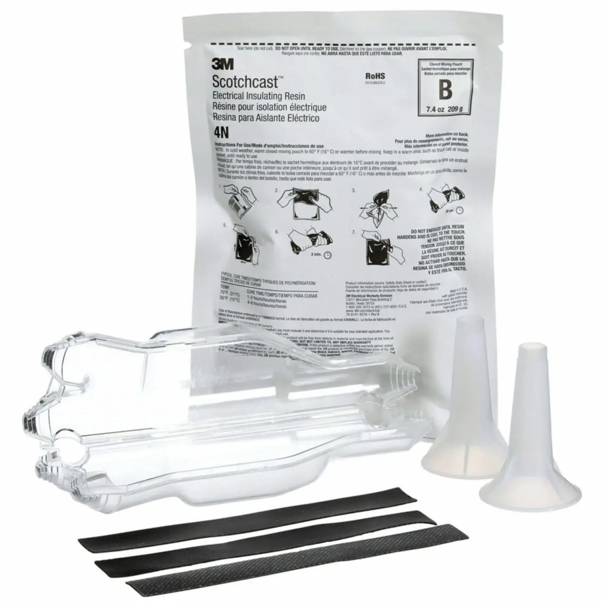 Kit de Empalme de Resina en Y 3M Scotchcast