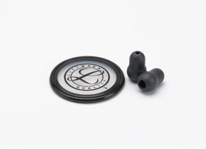 Kit de Piezas de Repuesto para Fonendoscopios 3M Littmann,Master Classic, 40022, Aro y Diafragma Negro