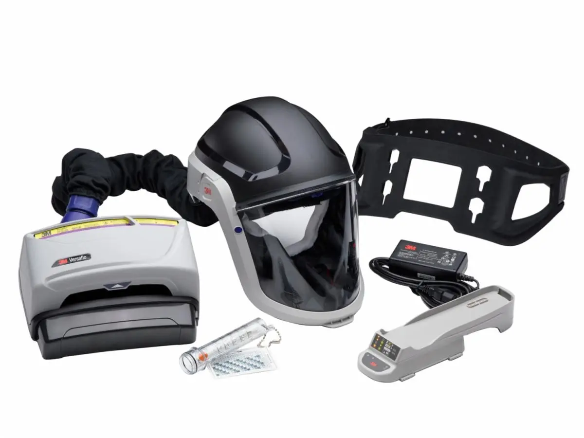 Kit de Respirador Purificador de Aire Motorizado 3M Versaflo para Industria Pesada TR-600-HIK, 1/Caja