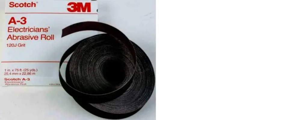 Lija Abrasiva Eléctrica Scotch® A-3, 1 in x 25 yd, 120 J-weight, 10/Caja