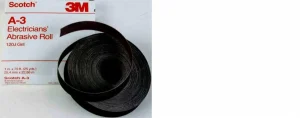 Lija Abrasiva Eléctrica Scotch A-3, 1 in x 25 yd, 120 J-weight, 10/Caja