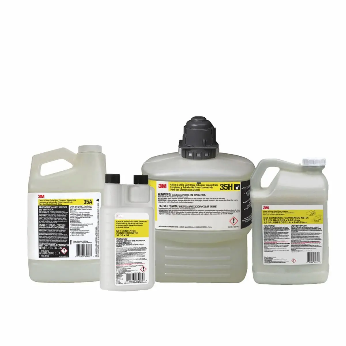 Limpiador y Sellador para Pisos 3M Clean & Shine, Concentrado Uso Diario, Con Dosificador, 946 ml, 6/Caja