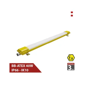 Luminaria ATEX 40W IP66–IK10
