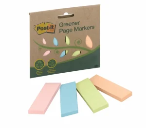 Marcadores de Página Post-it, 2,5 cm x 7,6 cm, 4 Blocs, 50 Unidades/ Bloc