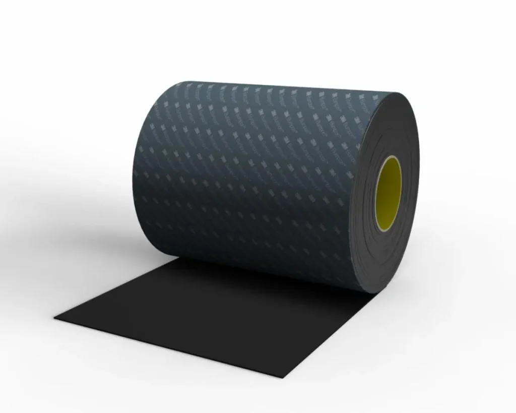 Material Resistente en Rollo 3M™ Bumpon™ SJ6005 Negro A20FL, 114,3 mm x 21,95 m x 5 mm, 1/caja