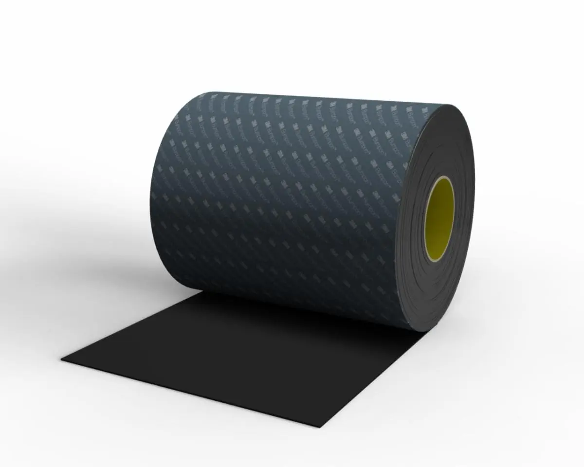 Material Resistente en Rollo 3M Bumpon SJ5801 Negro R30FL, 114,3 mm x 65,84 m