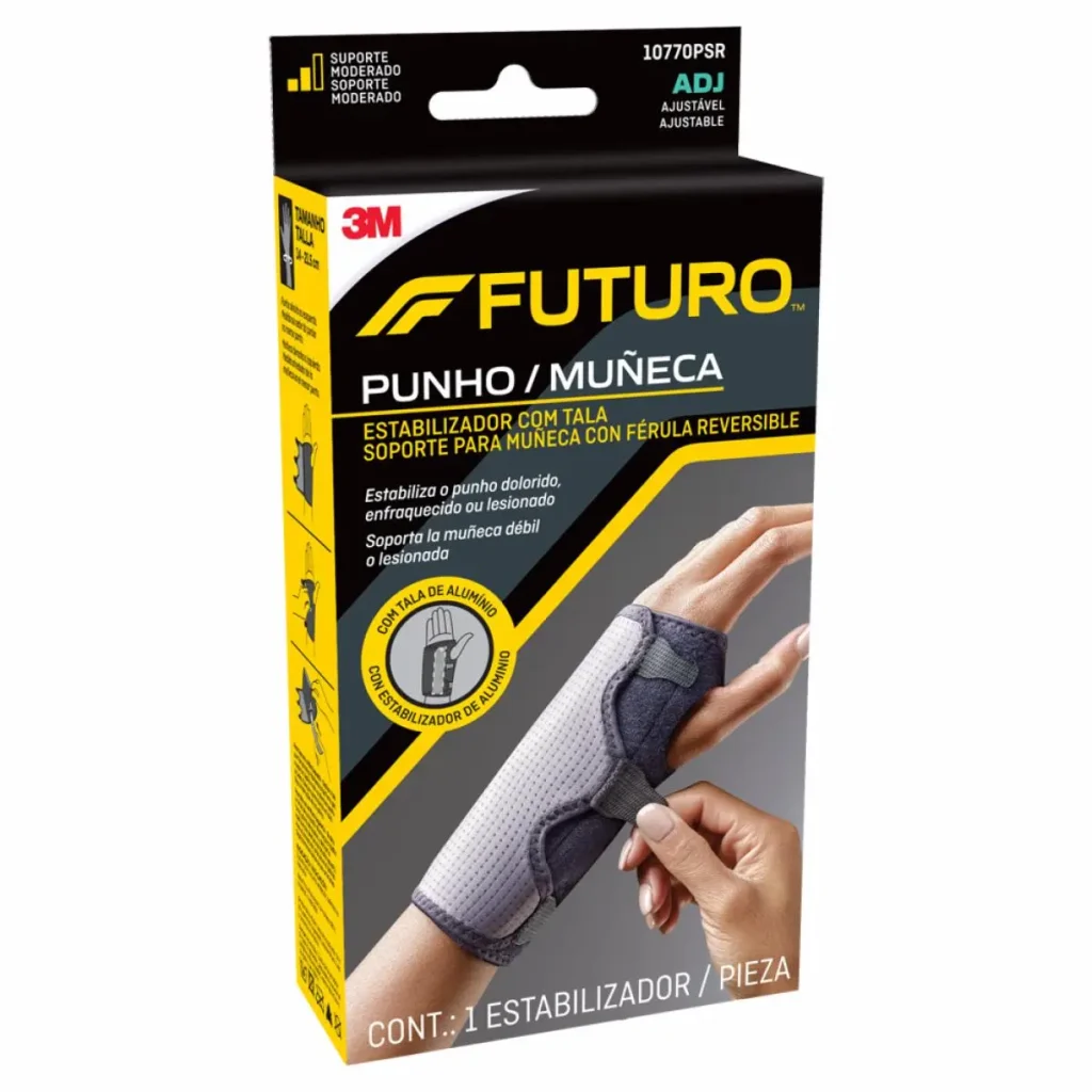 Muñequera Cómoda Estabilizadora FUTURO™, Ajustable, 10770PSR