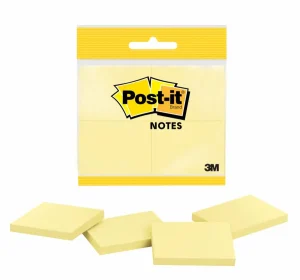 3M Nota Adhesivas Post-it 653, Amarillas, 3,8 x 5 cms, 200 hojas
