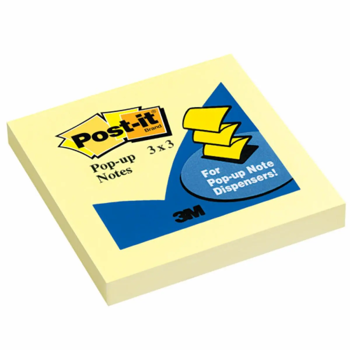 Notas Adhesivas Pop-up Post-it Amarillas, 1 ud por pack