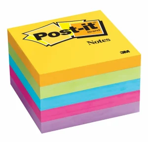 Notas Post-it, Cubo, 5 Colores, Ultra, 5 Blocs/ Paquete