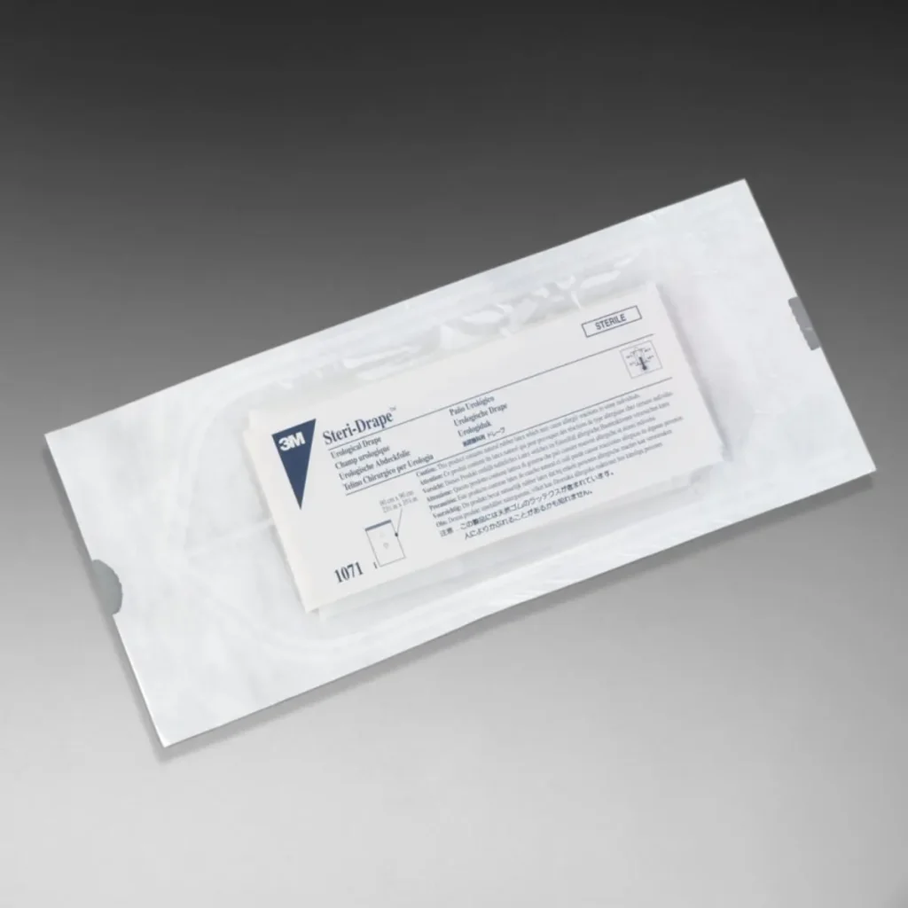 Paño Urológico 3M™ Steri-Drape™, 1071,  60 cm x 90 cm, Tamaño de Apertura 5 cm, 10/Caja, 4 Cajas/Unidad
