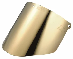 Pantalla de protector facial verde oscuro con revestimiento dorado de policarbonato de rendimiento total 3M WCP96CG 82604-00000, 10 unidades/empaque