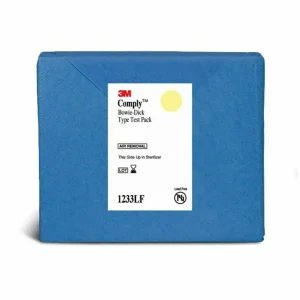 Paquete de Pruebas 3M Comply Bowie-Dick 1233LF, 13 cm x 11 cm x 2 cm, 30/Caja