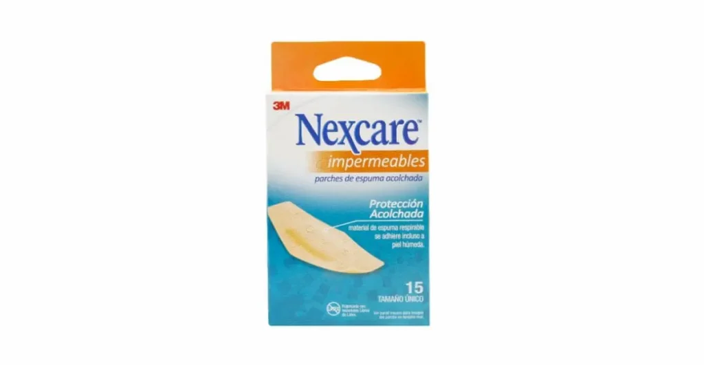 Parche Impermeable Acolchado y Flexible Nexcare™, 15 Unidades
