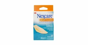 Parche Impermeable Acolchado y Flexible Nexcare, 15 Unidades