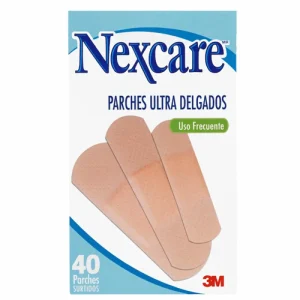 Parches Ultradelgados Nexcare, 9040-2, 40/Caja