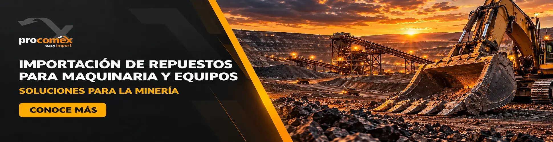 Procomex: importación de repuestos y maquinaria para la minería