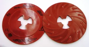 Respaldo de Disco Ribeteado 3M 80514, Rojo, Extraduro, 178 mm, 10/Caja