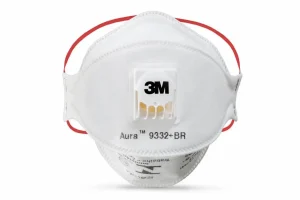 Respirador Desechable para Partículas P3 con Válvula de Exhalación 3M Aura 9332+