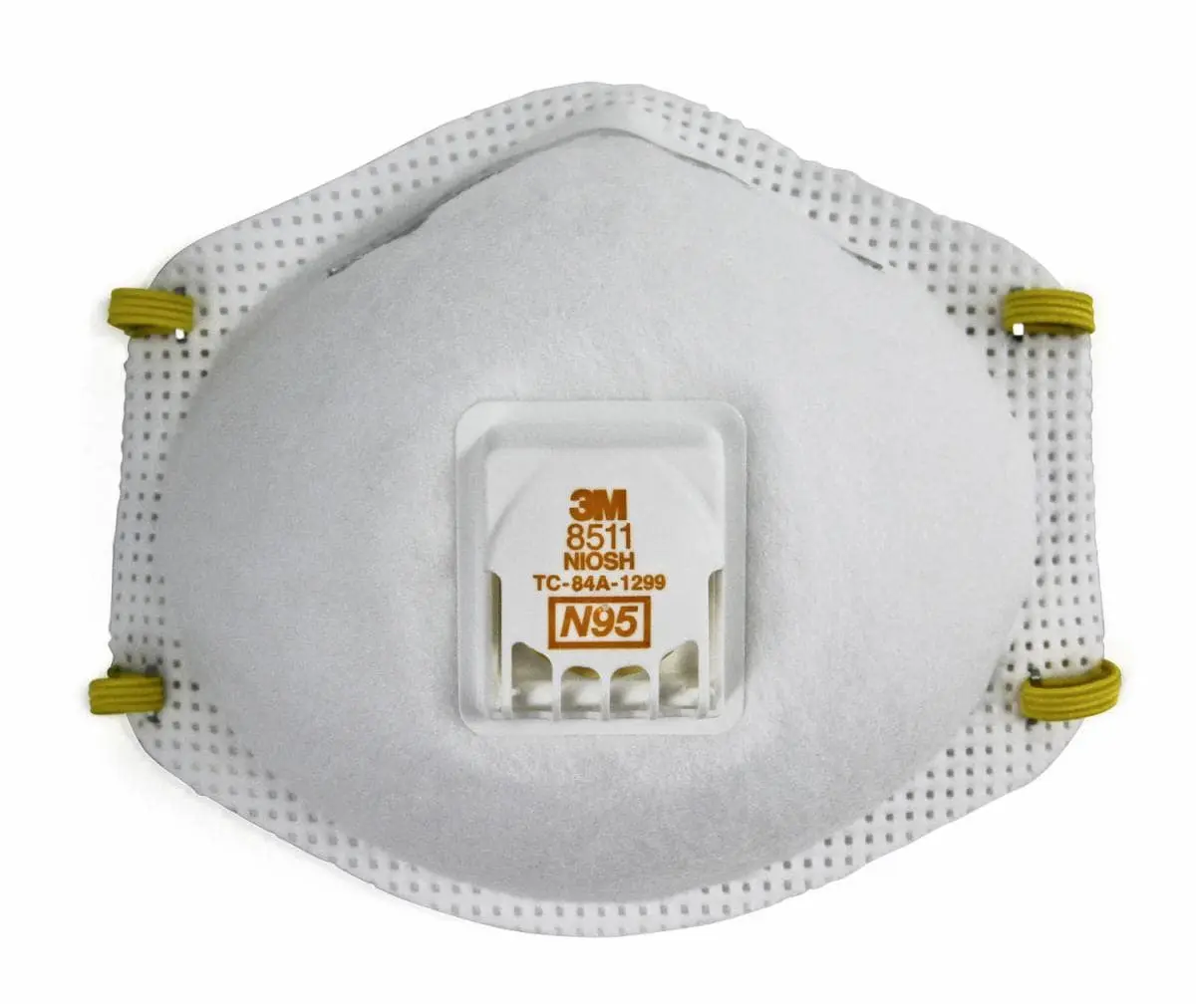 Respirador para Partículas 3M 8511, N95,con Válvula, 80/Caja