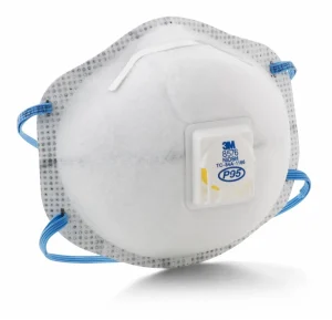 Respirador para Partículas 3M 8576, P95, con Válvula, 80/Caja
