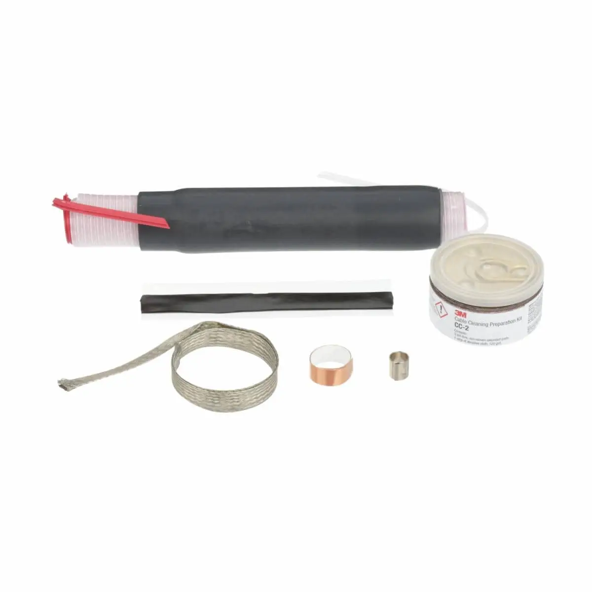 Terminación Contráctil en Frío 3M QT-III 7696-T-150, Cinta/Cable/Unishield, 5-35 kV, D.E. 38.9-58.9 mm, 3/kit
