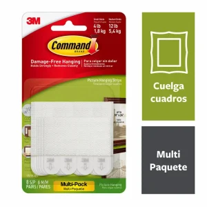Tiras de Repuesto Command, Pequeñas y Medianas, Multipack