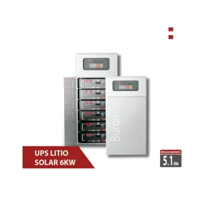 UPS Litio Solar 6 kW / 5,12 kWh