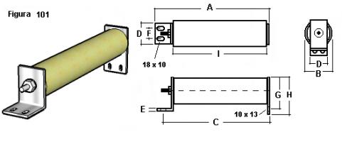 IZV504, Dimensiones