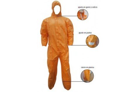 BUZO COVERALL NARANJO