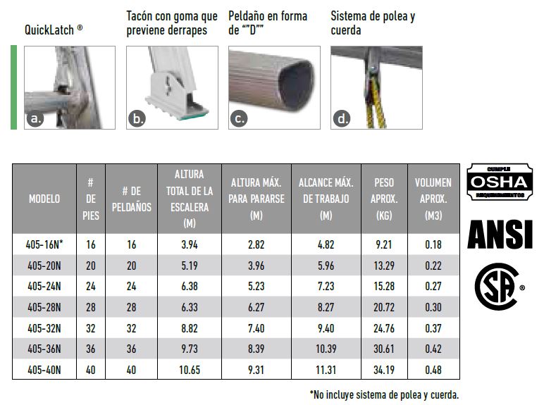 ESCALERA ALUMINIO TELESCOPICA 405-24