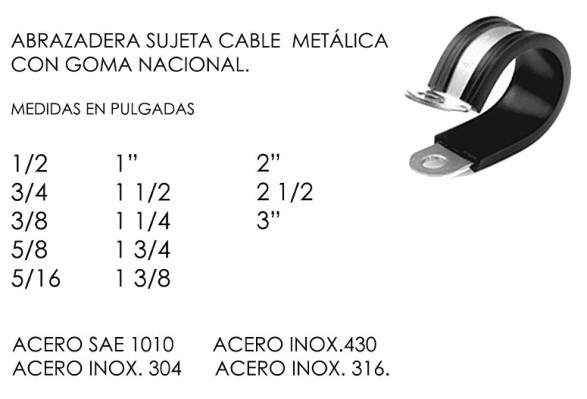 FIJA CABLE TUBO