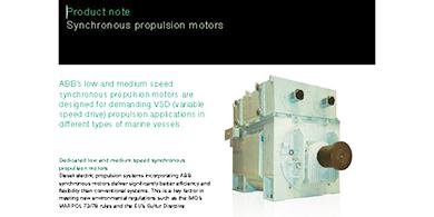 Synchronous Motors For Marine Applications