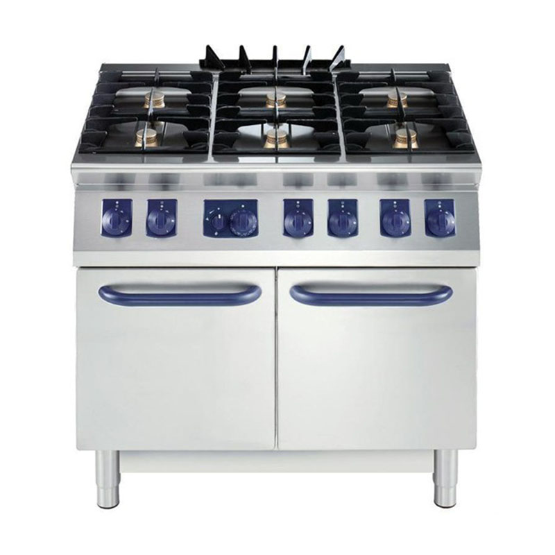 Cocinas-a-Gas-de-6-Quemadores-con-Horno