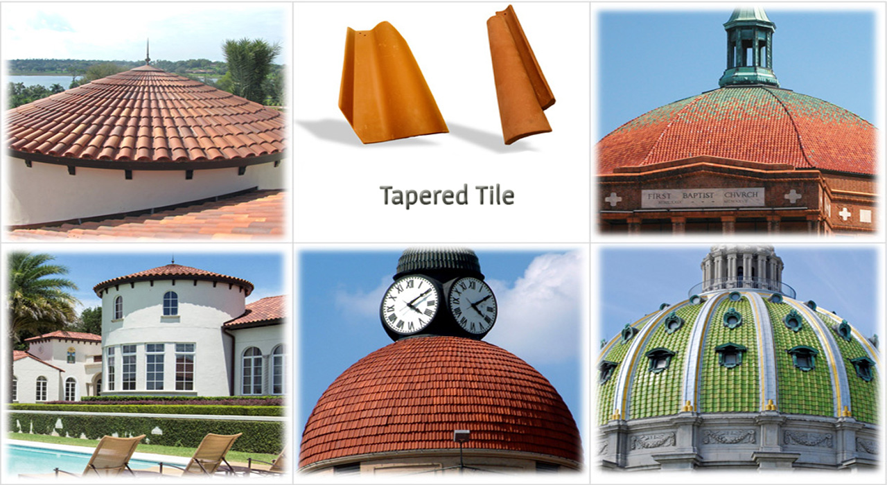 Tapered TileFor Cones/Domes