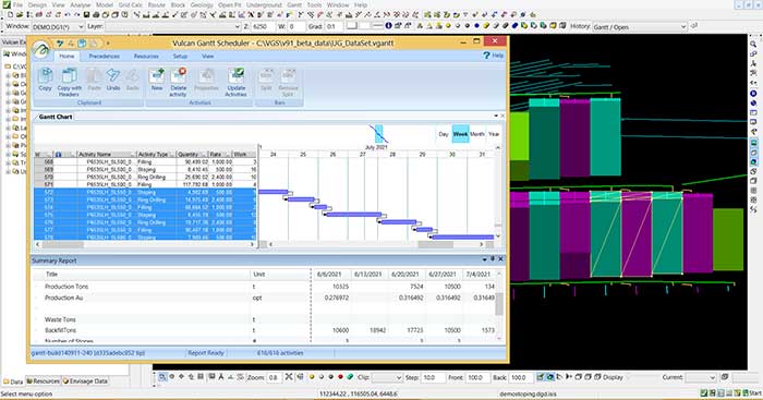 Maptek Scheduler Streamlines Project Management