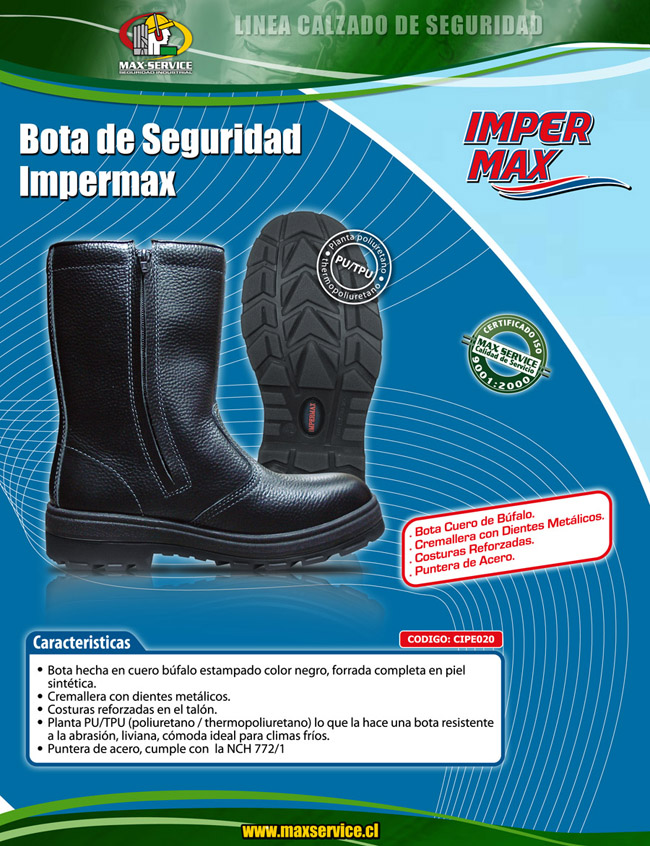 Ficha Bota Impermax