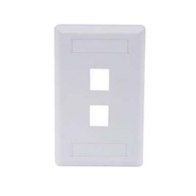 Faceplate Doble Blanco IFP12W