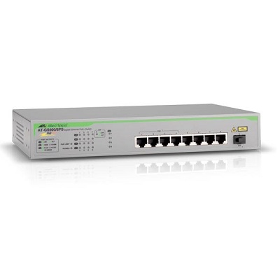 Switch 8P AT-GS900/8PS POE
