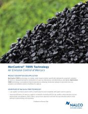 MerControl 7895 - Mercury Oxidation Catalyst