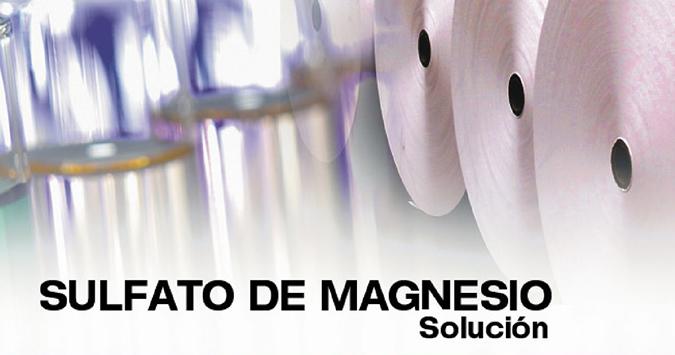 Sulfato De Magnesio Solución