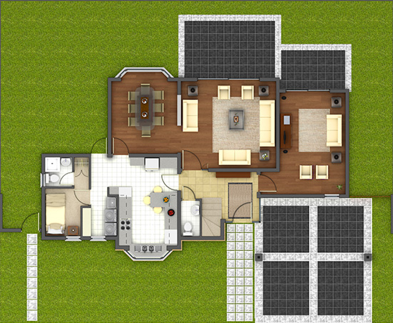 Condominio El Venado Casa193m2 Plantap1