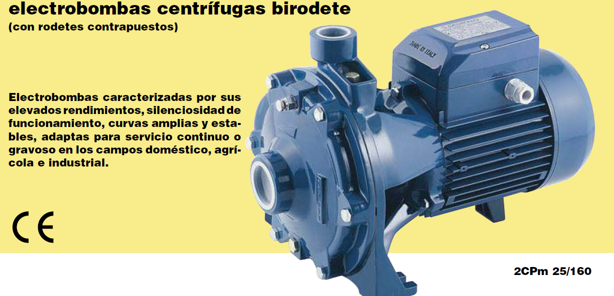 Bomba Centrifuga Marca Pedrollo