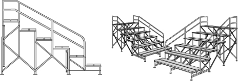 Productos, Graderías